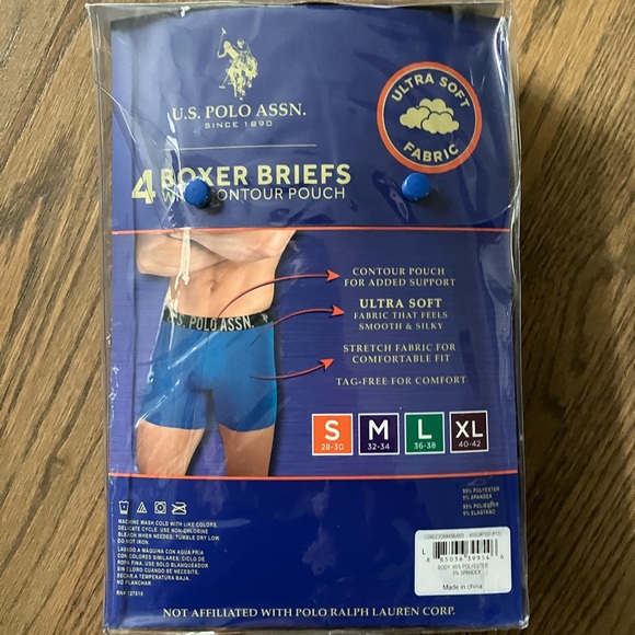 NEW!!! U.S. POLO ASSN. BOXER BRIEFS 4pk L - Picture 4 of 6